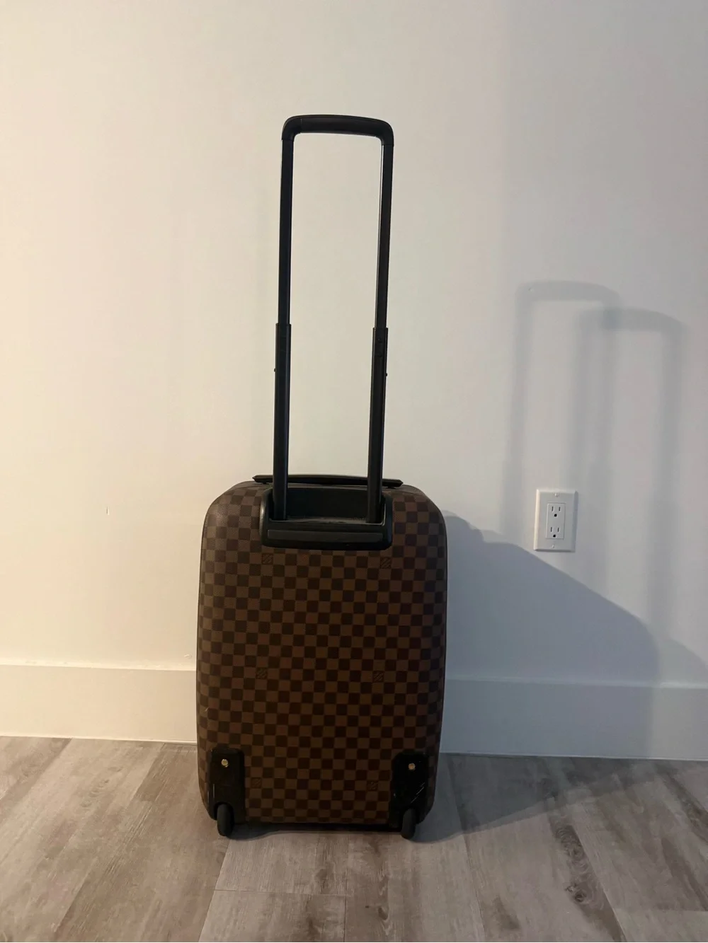 LOUIS VUITTON Pegase 55 Business Luggage Damier Ebene Travel Bag Brown